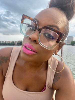 Missy Sunnies Tortoise Blue