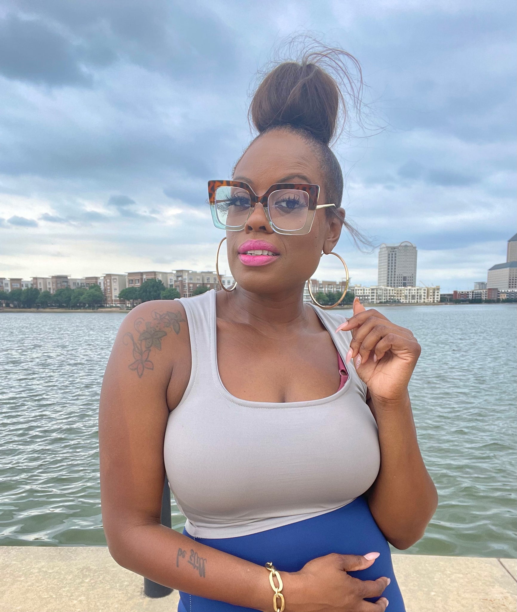 Missy Sunnies Tortoise Blue