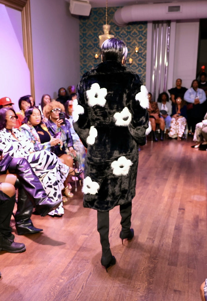 II Hands II Heaven Flower Faux Fur