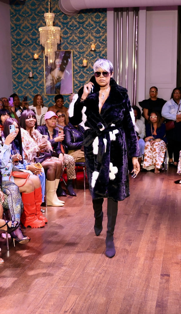 II Hands II Heaven Flower Faux Fur