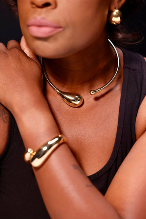 Teardrop Collar Necklace