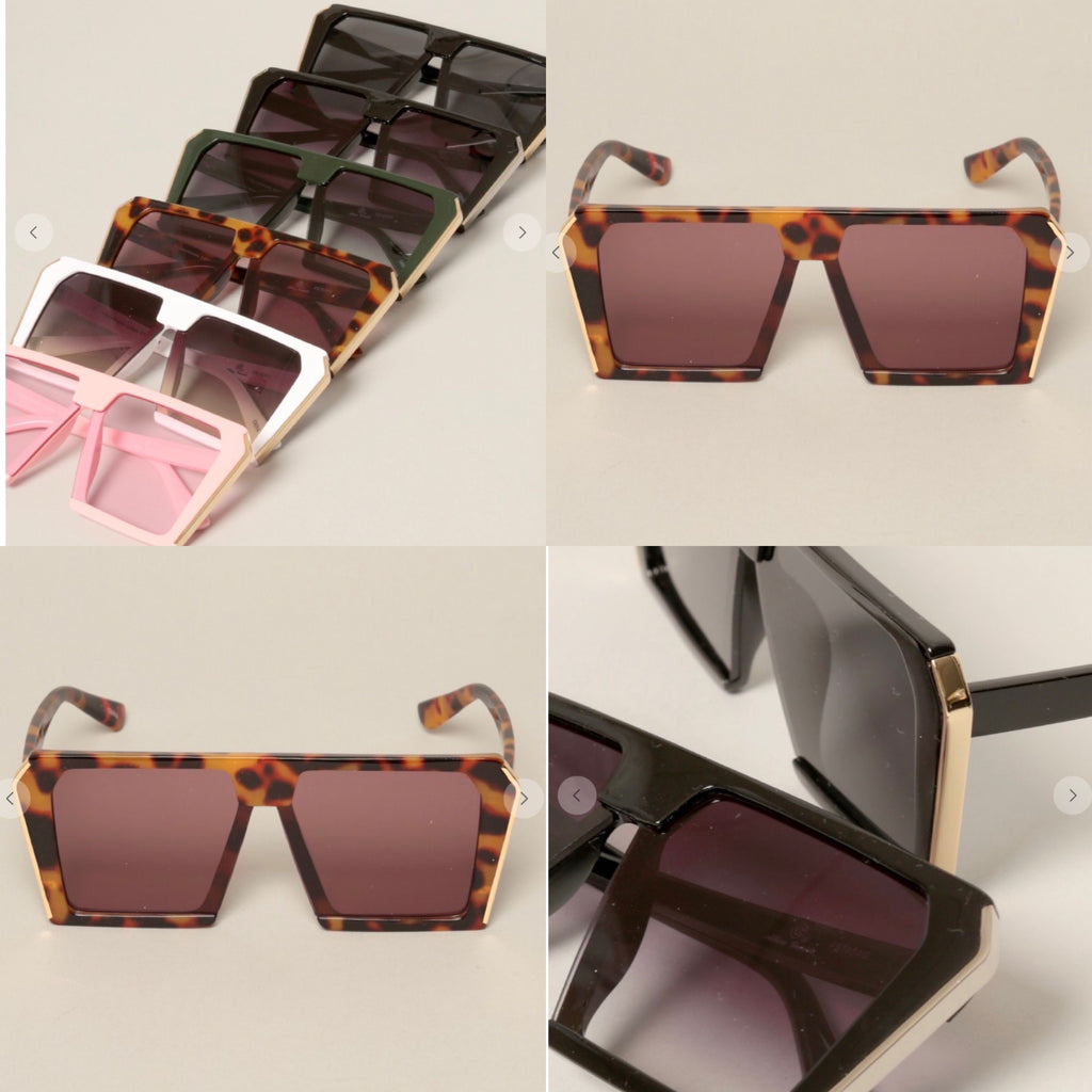 Tia Oversized Square Sunglasses